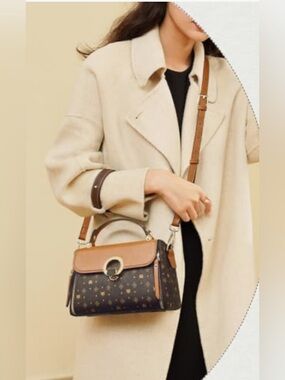 FOXER Top Handle Bag for Women, Small Crossbody Bag Handbag Purse